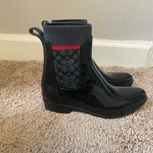 Coach Logo Rainboots